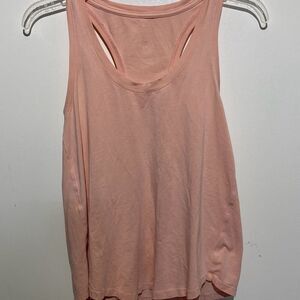 Lululemon Athletica Women's Peach Racerback Scoop Neck Athletic Tank Top Small